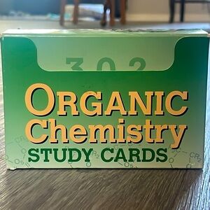 Organic Chemistry Study Note Cards.
